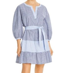 Parker Jenna Combo Stripe Dress NEVER WORN